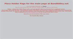 Desktop Screenshot of banditalley.net